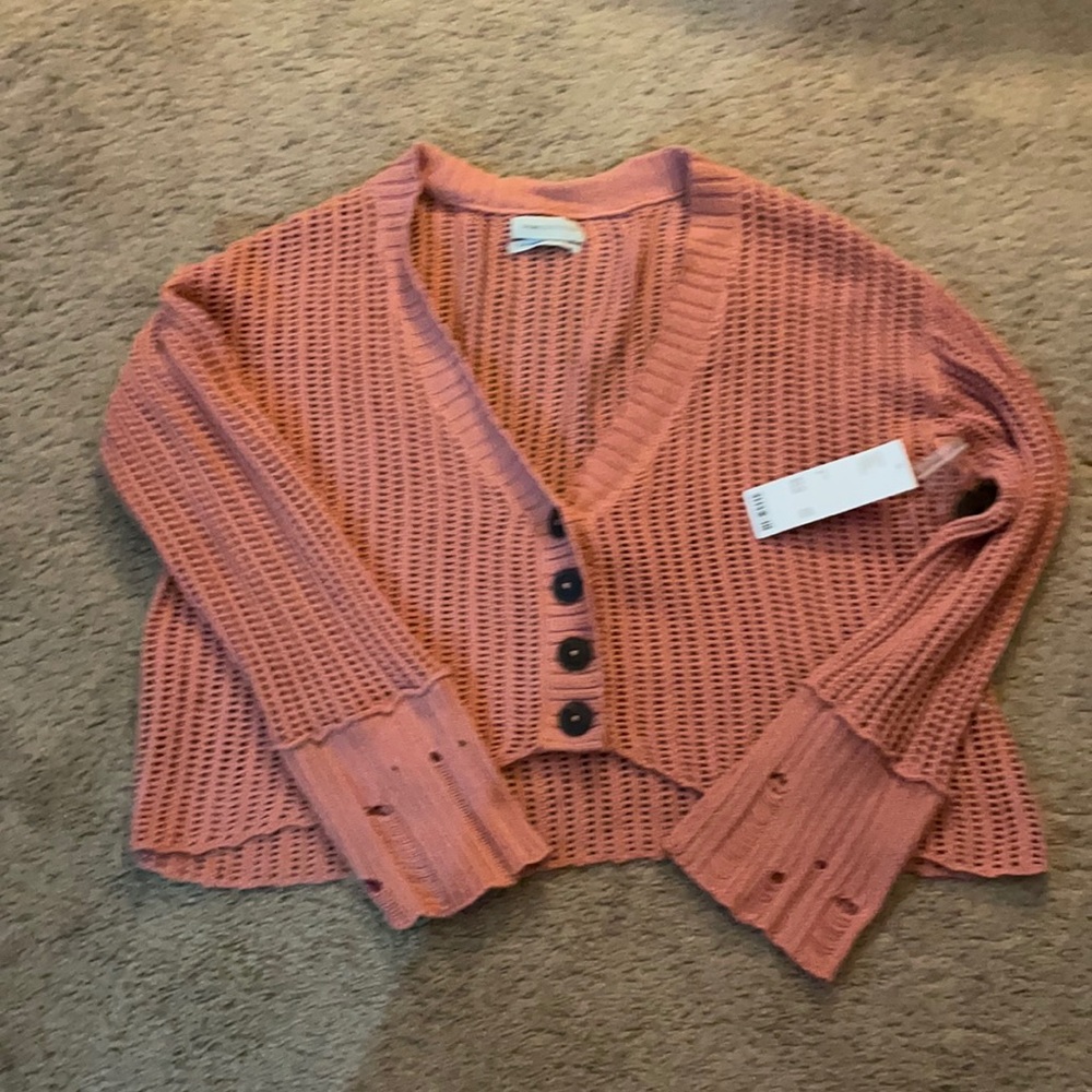 Mauve cardigan